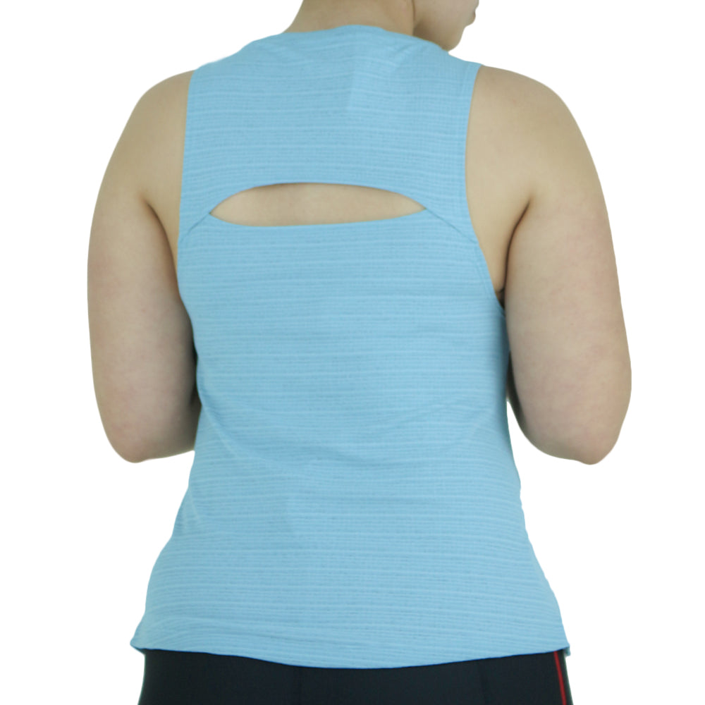 Women's Brand Logo Printed Sport Top,Blue