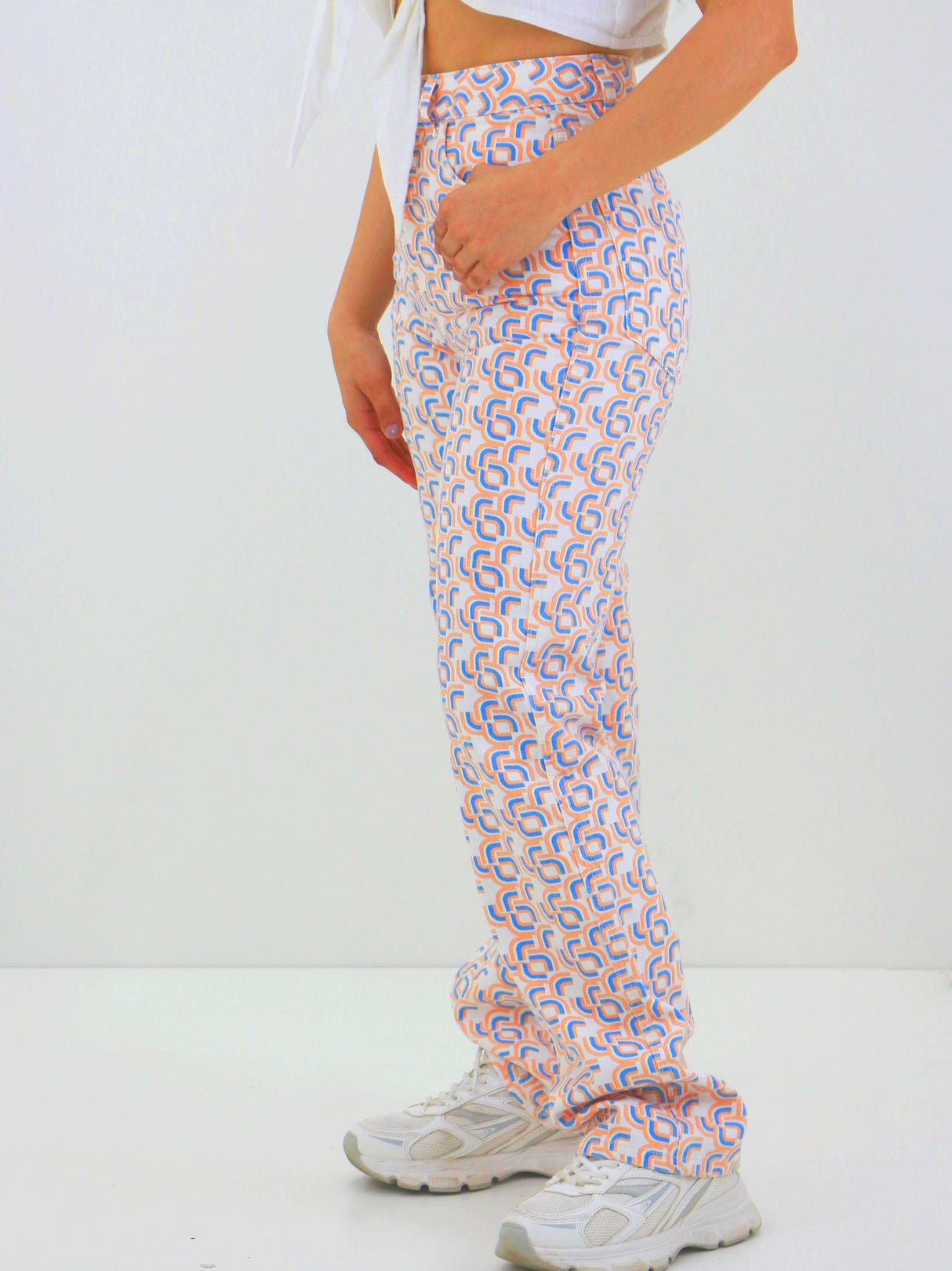 Image for Women's Straight Fit Graphic Printed Jeans,Multi