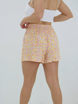 Image for Women's Smocked Waist Floral Printed Short,Multi