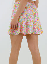 Image for Women's Floral Printed Mini Skirt,Multi