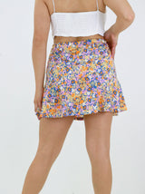 Image for Women's Floral Printed Mini Skirt,Multi