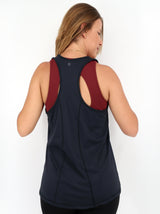 Image for Women's 2 Pcs Top/Bra Sport Set ,Black & Red