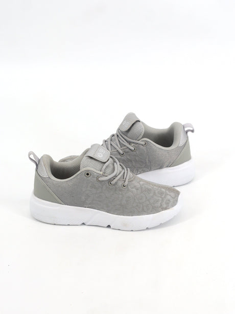 Image for Kids Girl's Textured Sneakers,Light Grey