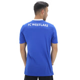 Men's V-Neck Graphic Sport Top,Blue
