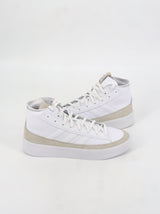 Men's Textured High Sneakers,White
