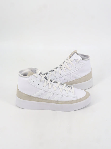 Men's Textured High Sneakers,White