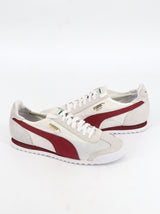 Men's Brand Logo Printed Sneakers,White