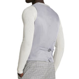 Image for Men's Checked Suit Vest,Grey