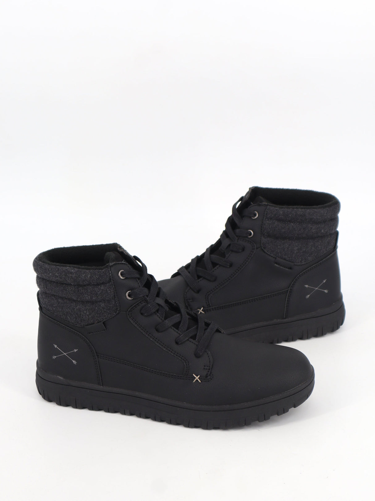 Image for Men's Plain Ankle Boots,Black