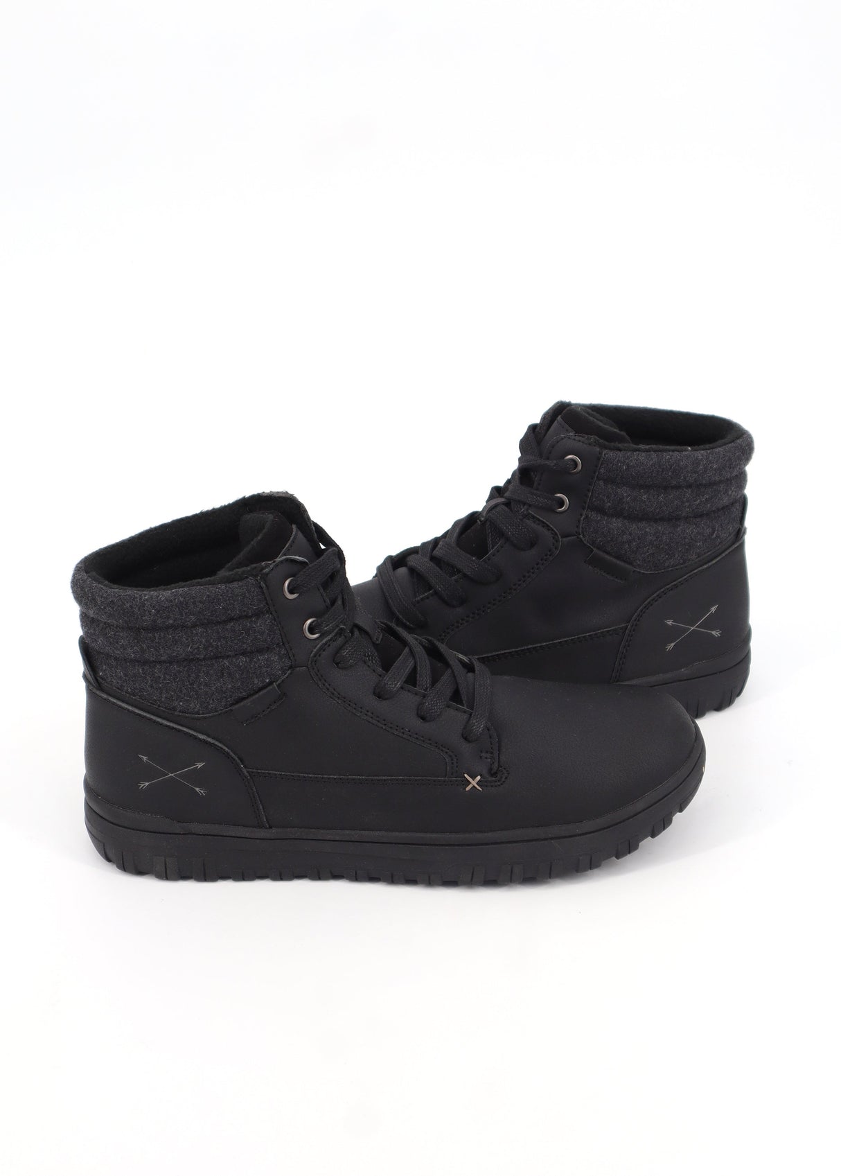 Image for Men's Plain Ankle Boots,Black