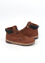 Men's Plain Ankle Boots,Brown