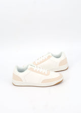 Image for Women's Textured Sneakers,Beige/White