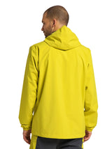 Image for Men's Brand Logo Embroidered Waterproof Jacket,Yellow