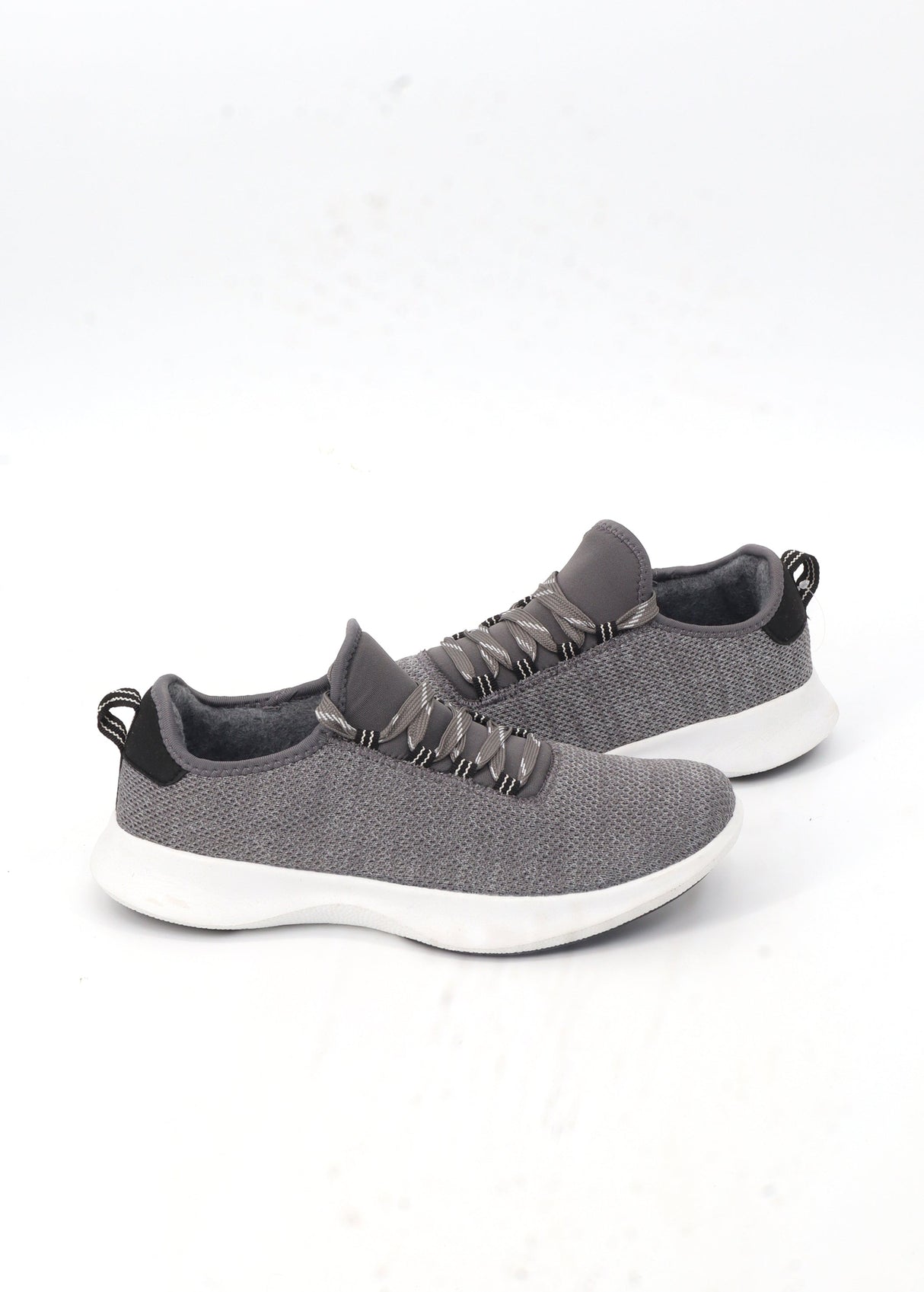 Men's Plain Running Shoes,Grey