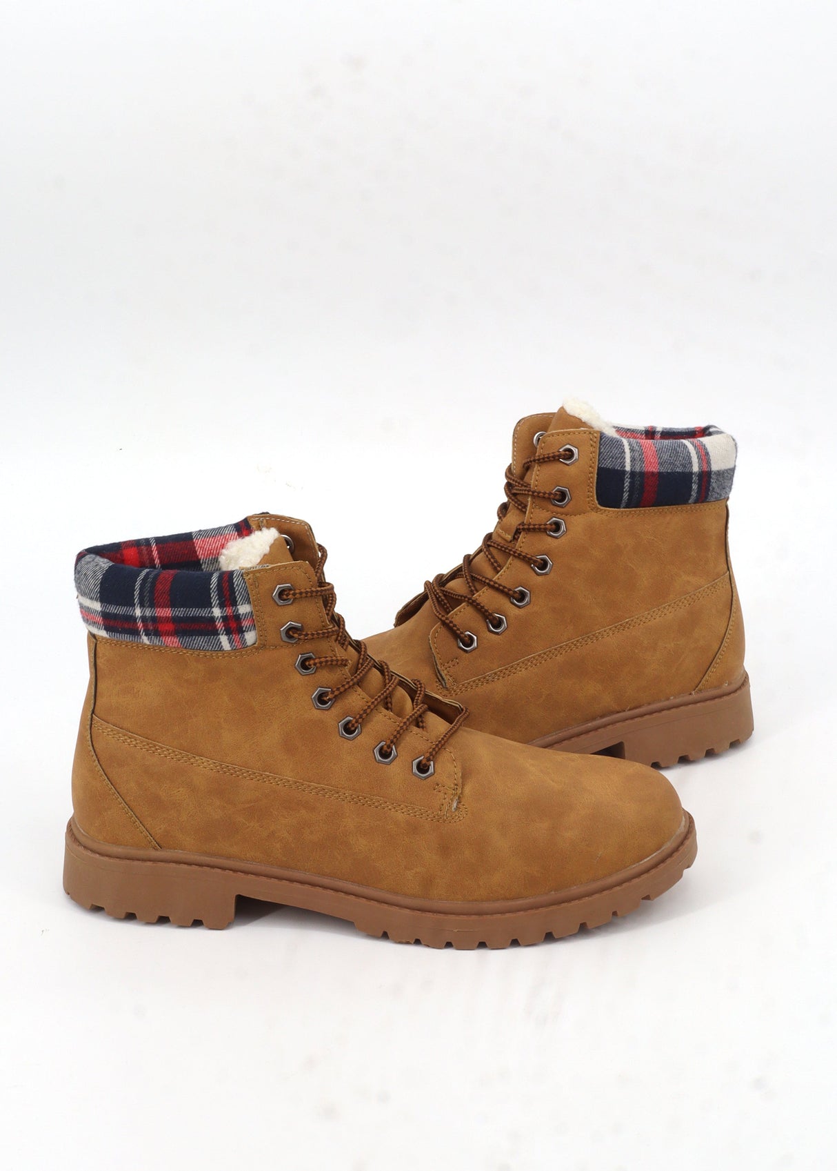 Men's Plain Ankle Boots,Brown