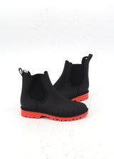 Women's Plain Ankle Boots,Black