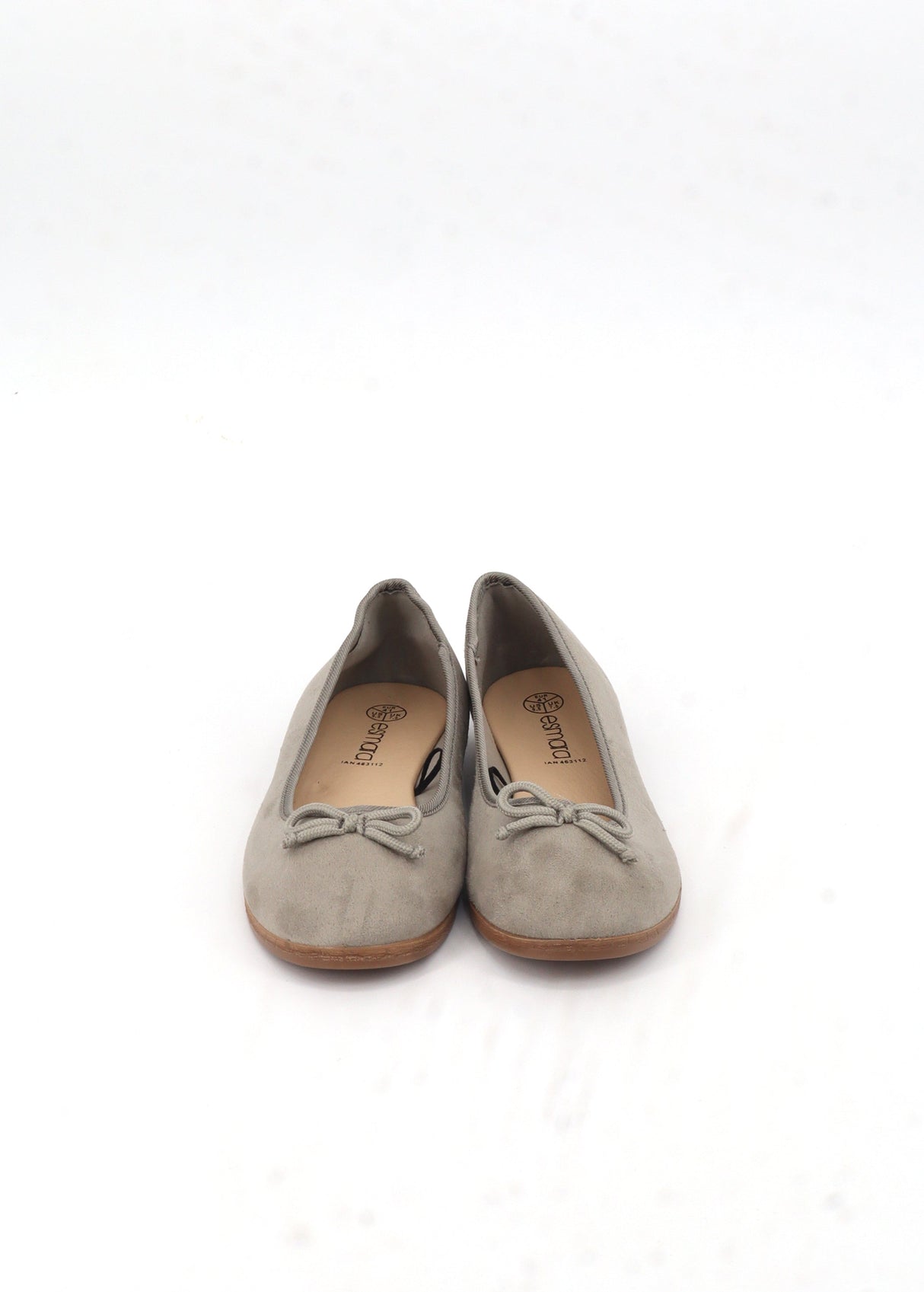 Women's Plain Ballerina Shoes,Grey