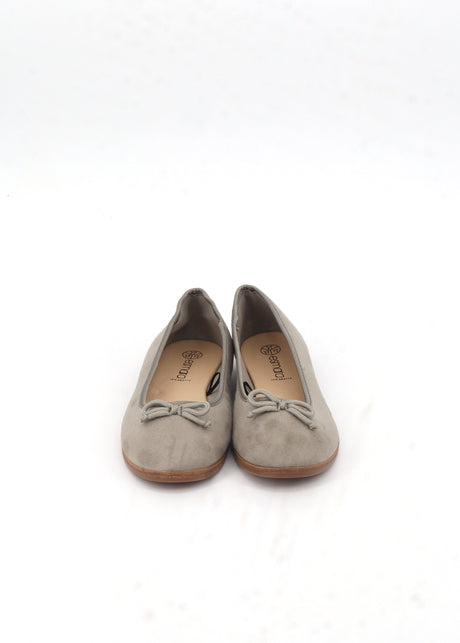 Women's Plain Ballerina Shoes,Grey