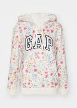 Women's Floral Printed Hoodie,Multi