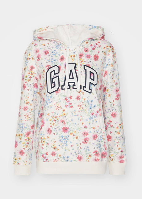 Women's Floral Printed Hoodie,Multi