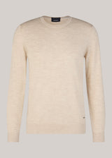 Men's Plain Sweater,Off White