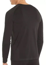 Men's Brand Logo Printed Sport Top,Black