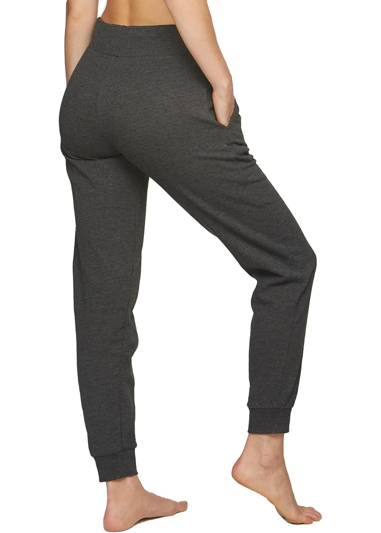 Women's Plain Sports Joggers,Dark Grey