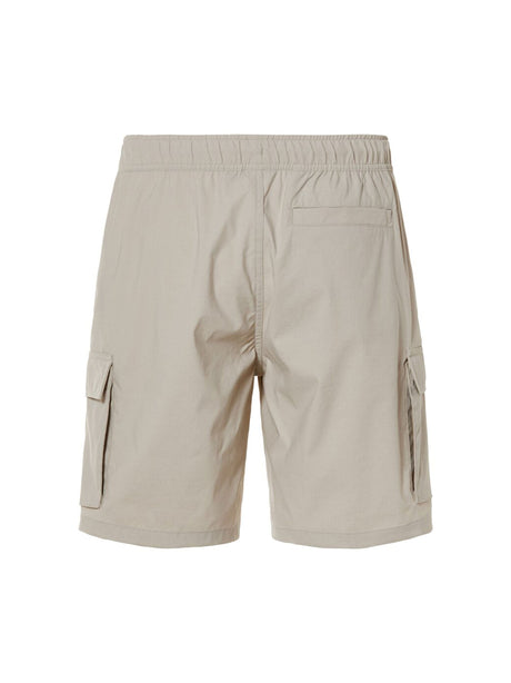 Men's Plain Cargo Short,Beige