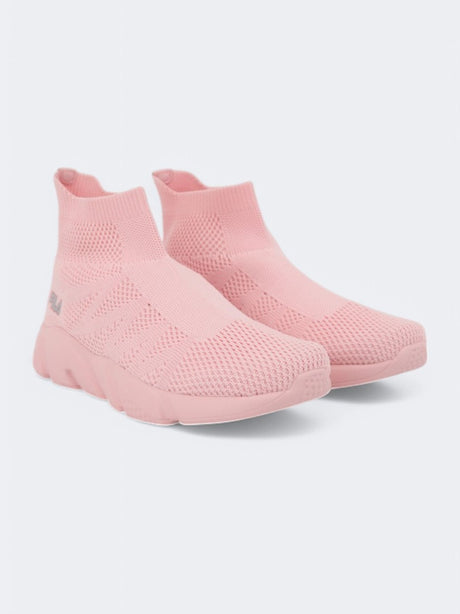 Kids Girl's Plain High Trainers,Pink