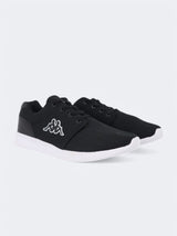 Men's Brand Logo Patched Sneakers,Black