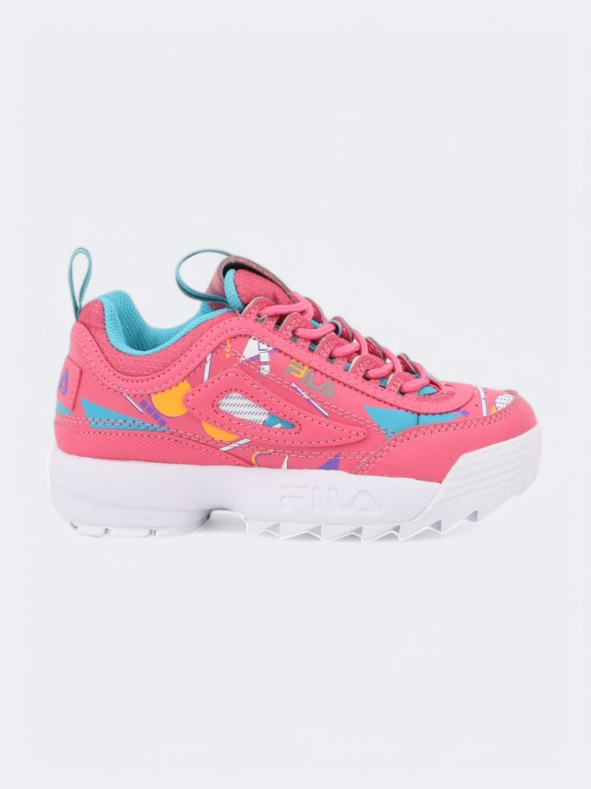 Kids Girl's Printed Sneakers,Pink
