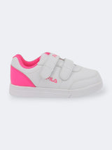 Kids Girl's Colorblocked Sneakers,White/Pink