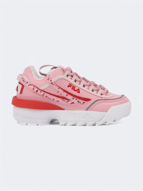 Kids Girl's Printed Sneakers,Pink