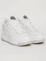 Women's Textured Sneakers,White