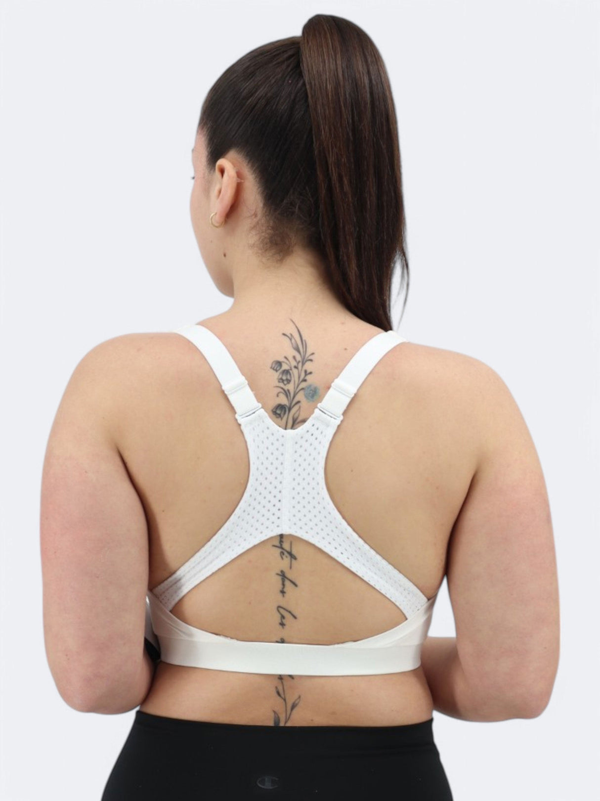 Women's Sports Cropped Top,White