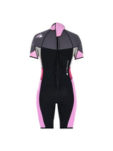 Image for Women's Brand Logo Printed Swimsuit,Black/Pink